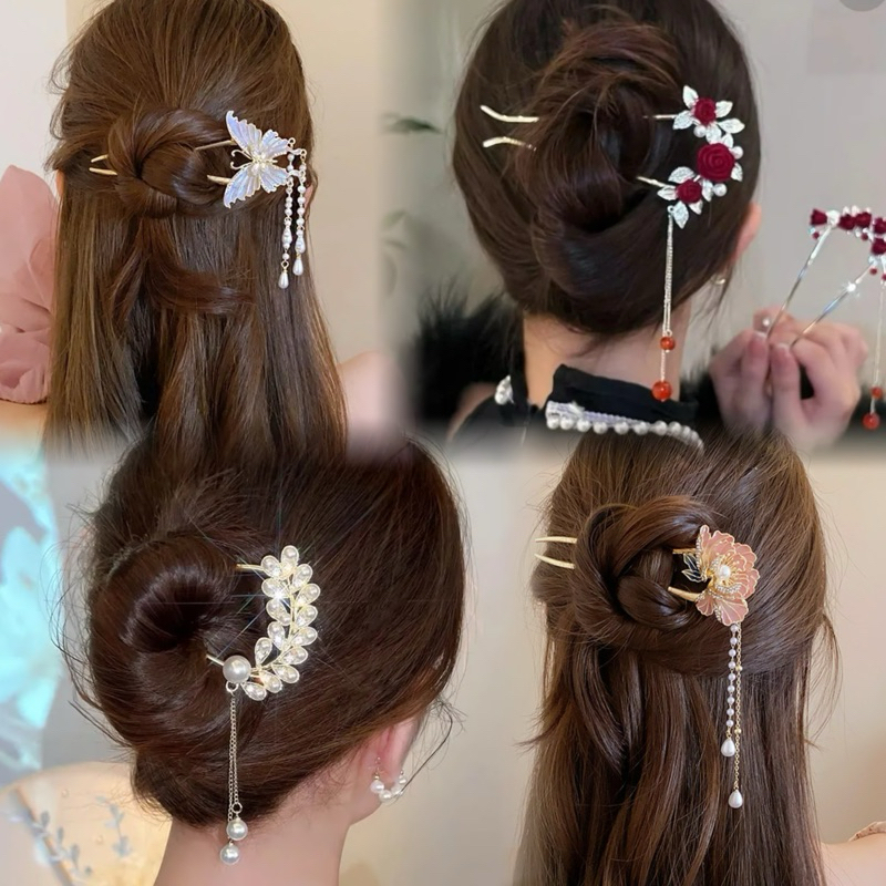 ปิ่นปักผมตัวยู ปิ่น2ขา ปิ่นปักผม พร้อมส่ง