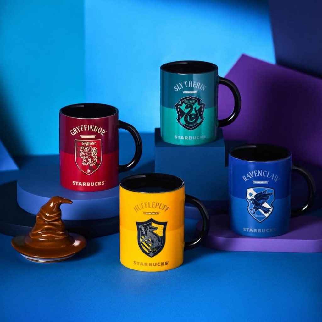 พร้อมส่ง🧙‍♂️Starbucks x Harry Potter! 🪄XION MUG 335ml แก้วสุ่มบ้าน เปลี่ยนสีตามอุณหภูมิ! Limited