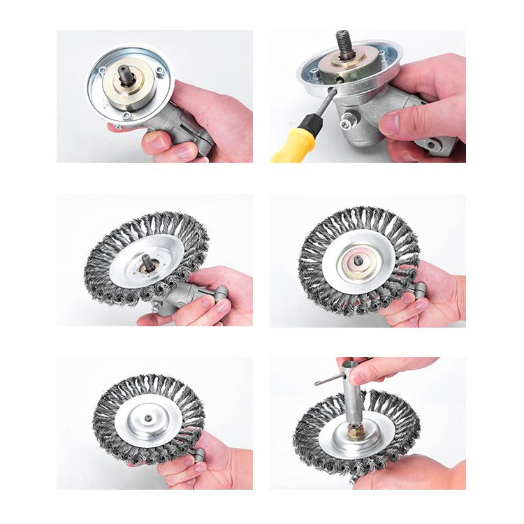 หัวเกียร์เครื่องตัดหญ้า หัวเกียร์ตัดหญ้า NB411/GX35/RBC411/CG328/เครื่องยี่ห้อจีนทุกรุ่น (28 มิล 9 ฟัน) - รูปที่ 4