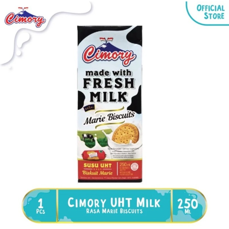 Indonesia Cimory UHT Milk Marie Regal 250 ml