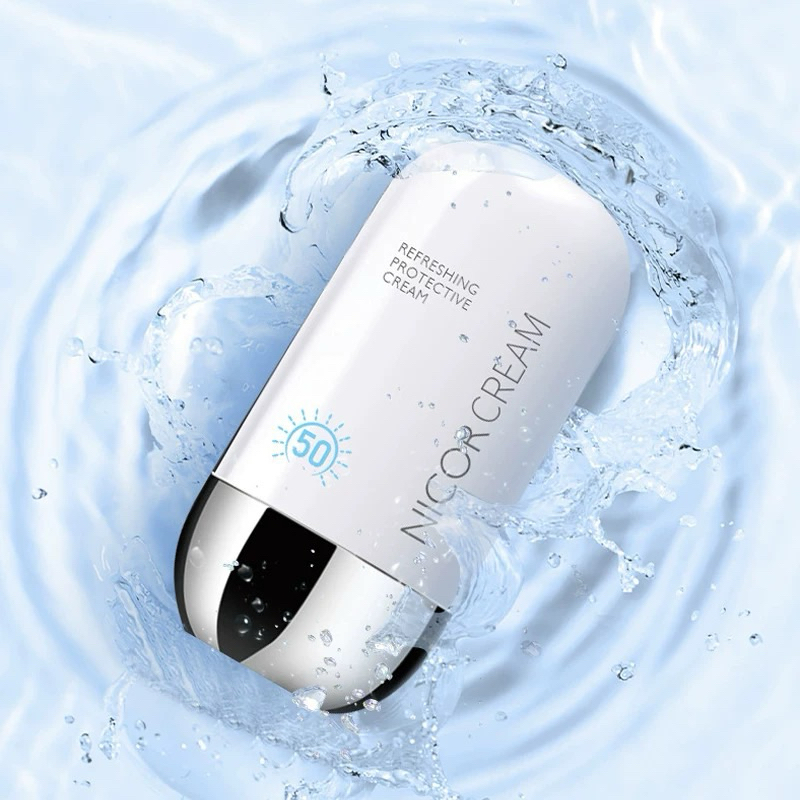 กันแดด ครีมกันแดด​ Nicor spf50pa+++ กันแดดหน้า ป้องกันรังสียูวี กันน้ำ กัน​เหงื่อ​ ไม่วอก ไม่เทา ไม่ไหล ไม่เยิ้ม