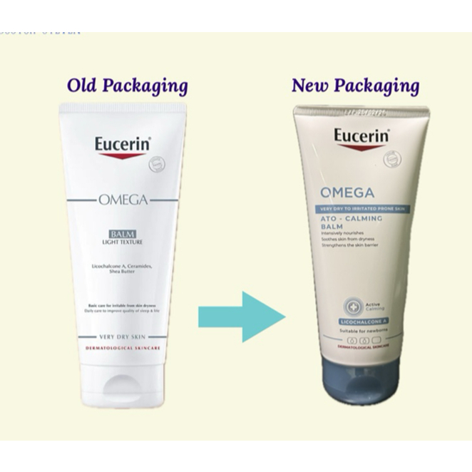 Eucerin Omega BALM Light Texture 200ml. ยูเซอรีน โอเมก้า บาล์มบำรุงผิว เนื้อบางเบา เหมาะสำหรับผู้มีปัญหาผิวแห้งแดงคัน ราคา ถูกที่สุด ดีลบีเคเค แกลเลอรีภาพที่ 3