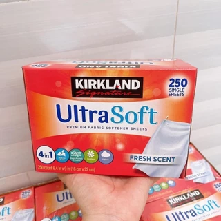 นำเข้า 🇺🇸 🌻ด้วย Kirkland Fabric Softener Sheets - แผ่นอบผ้า หอมนุ่มทุกการซัก 250 แผ่น