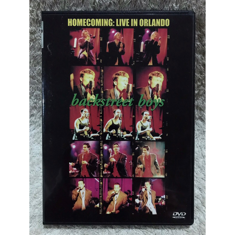 DVD Movie Concert Backstreet Boy :Home Coming Live In Orlando (1999). ดีวีดีคอนเสิร์ต แบ็คสตรีทบอย โ