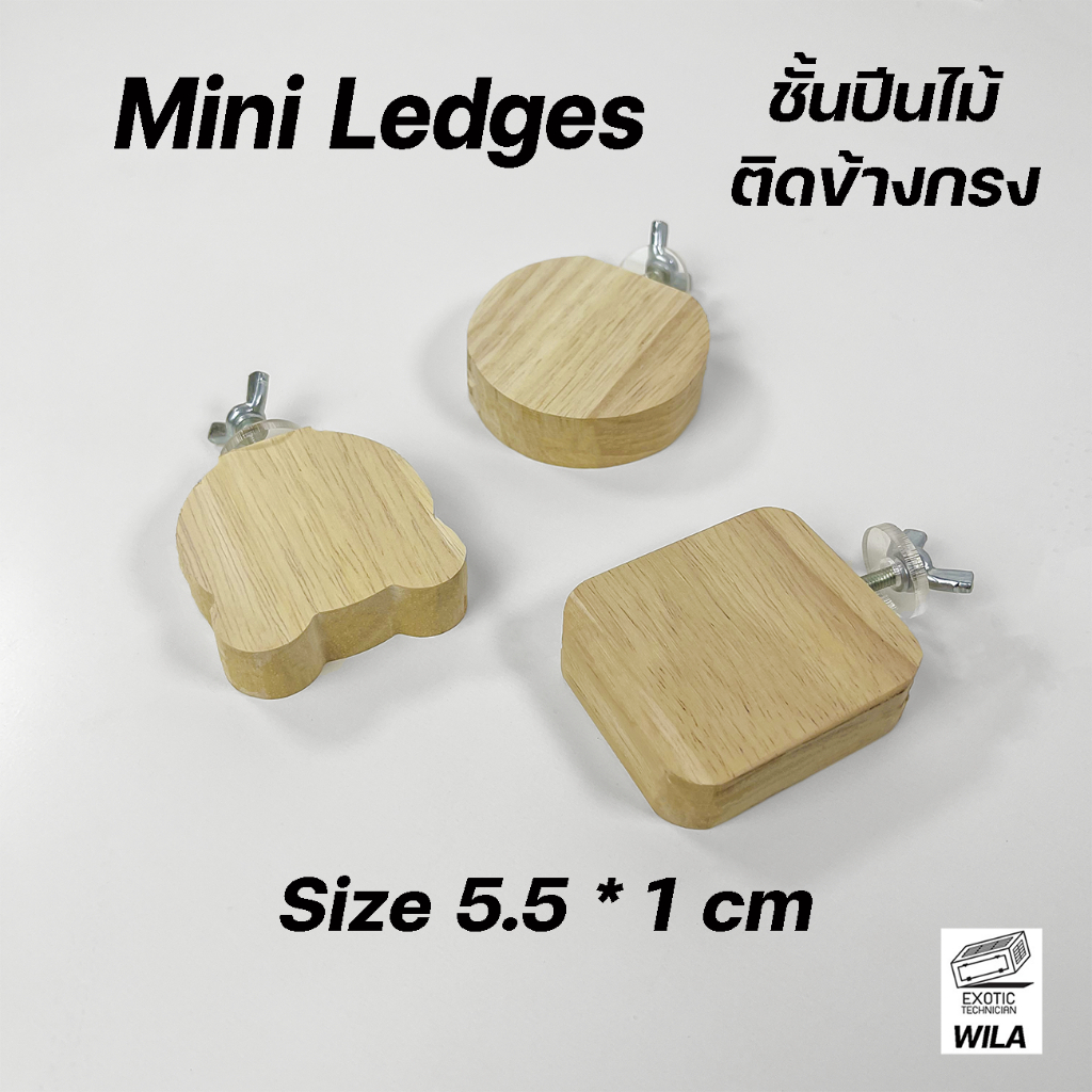 บันไดข้างติดกรง ชั้นปีน กระโดด ชั้นลอยแผ่นไม้ติดกรง Mini Ledges By Exotic Technician