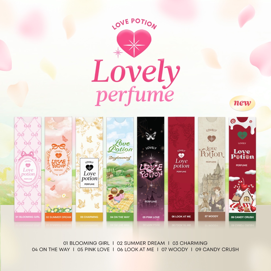 น้ำหอมเลิฟโพชั่นเลิฟลี่ LOVEPOTION LOVELY PERFUME
