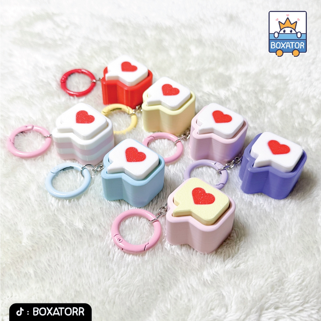 Love message clicker keychain (พวงกุญแจคีย์แคป) กดคลายเคลียด ราคา ถูกที่สุด ดีลบีเคเค แกลเลอรีภาพที่ 3