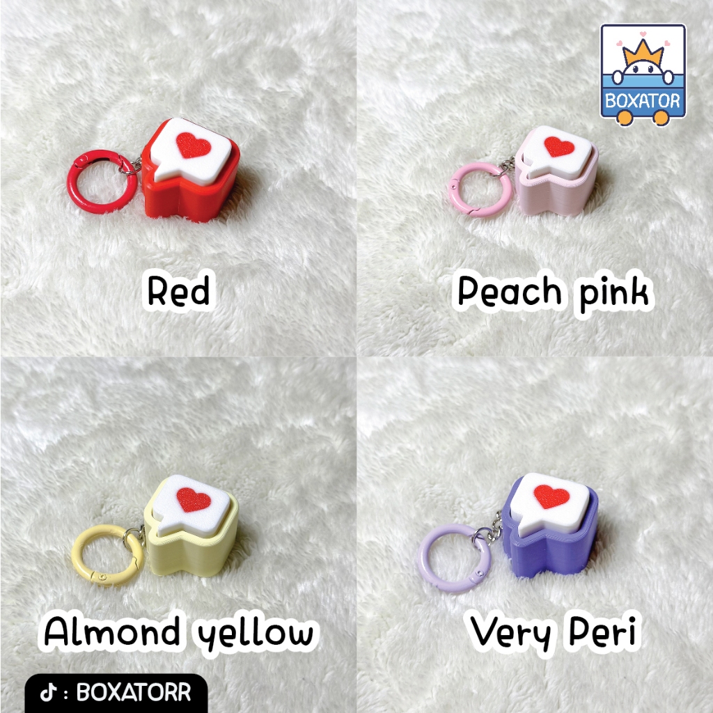 Love message clicker keychain (พวงกุญแจคีย์แคป) กดคลายเคลียด ราคา ถูกที่สุด ดีลบีเคเค แกลเลอรีภาพที่ 5