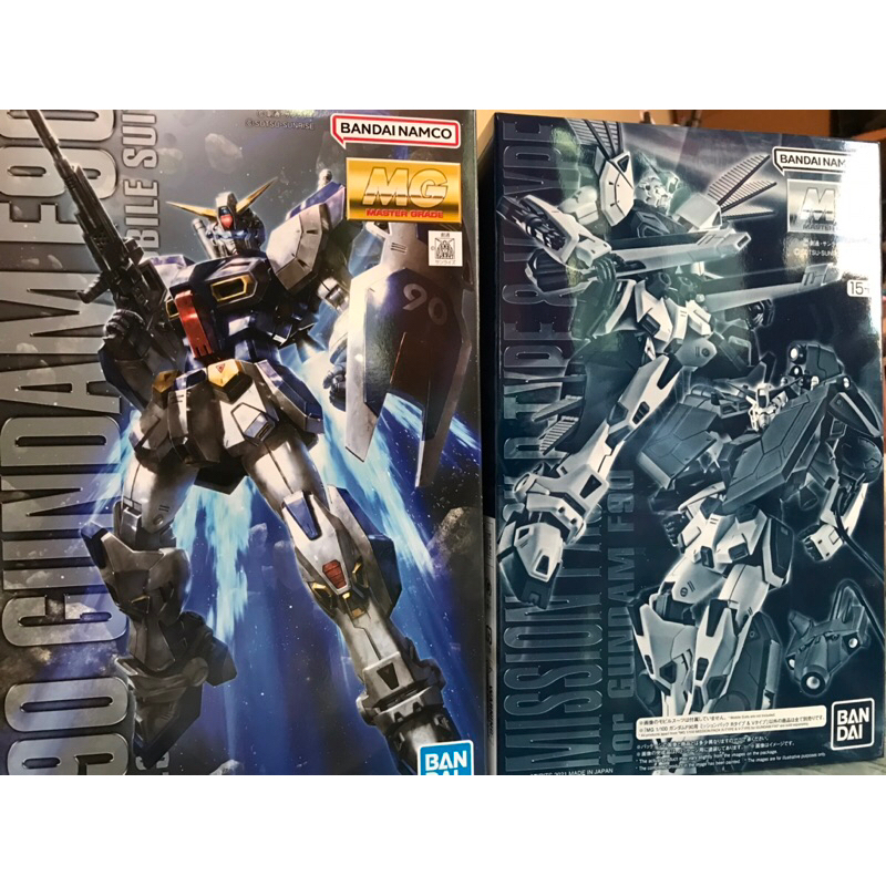 BANDAI MG F90 gundam พร้อมพาร์ท Mission Pack R-Type & V-Type 2 กล่อง