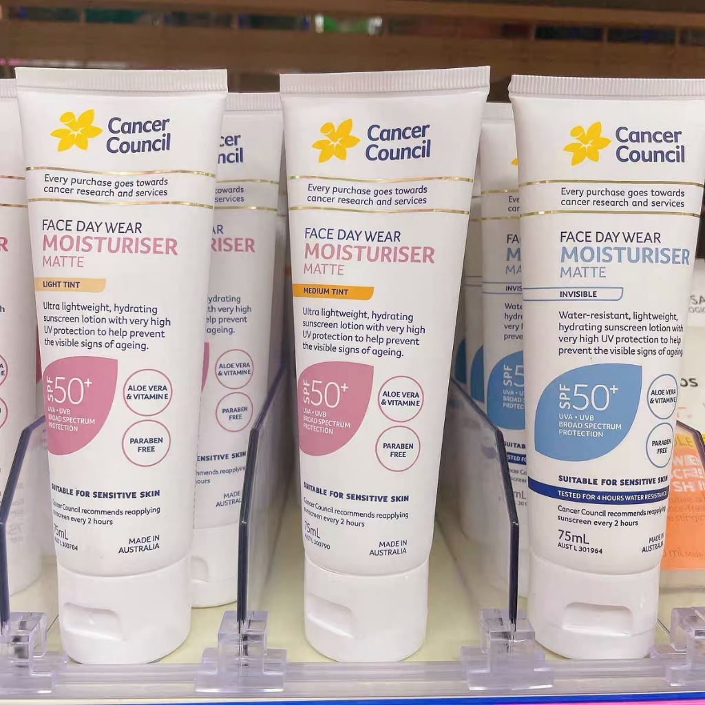 ครีมกันแดดหน้า Australia Cancer Council Face Day Wear Moisturiser Matte SPF 50+ UVA UVB 75 ml