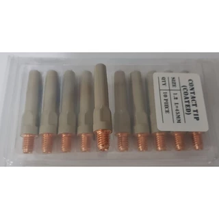 อะไหล่หัวเชื่อมมิก MIG กันสะเก็ดติดไม่สินเปลือง Model PANA,15AK(Contact tip 0.8,0.9,1.0,1.2mm)Coated