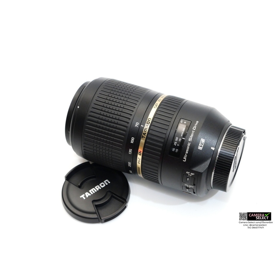 (มือสอง)เลนส์ Tamron 70-300 VC (เมาท์Nikon F) สภาพสวยใส ไม่มีฝ้ารา ใช้งานปกติ ไม่มีฮูด