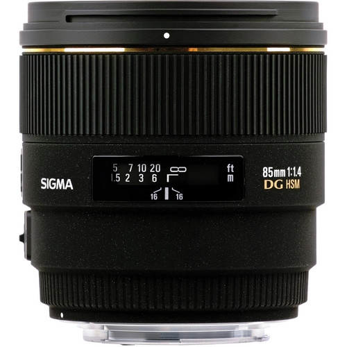 เลนส์ Sigma 85mm F/1.4 EX DG HSM for Nikon AF D Lens
