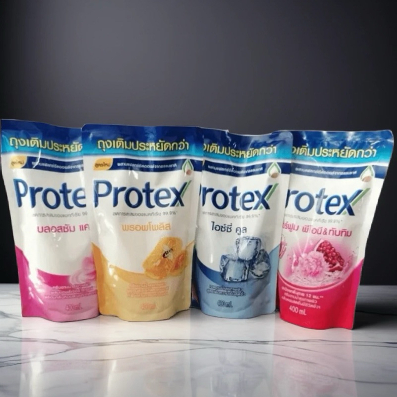 Protex โพรเทคส์ ครีมอาบน้ำ 400 มล. ชนิดถุงเติม