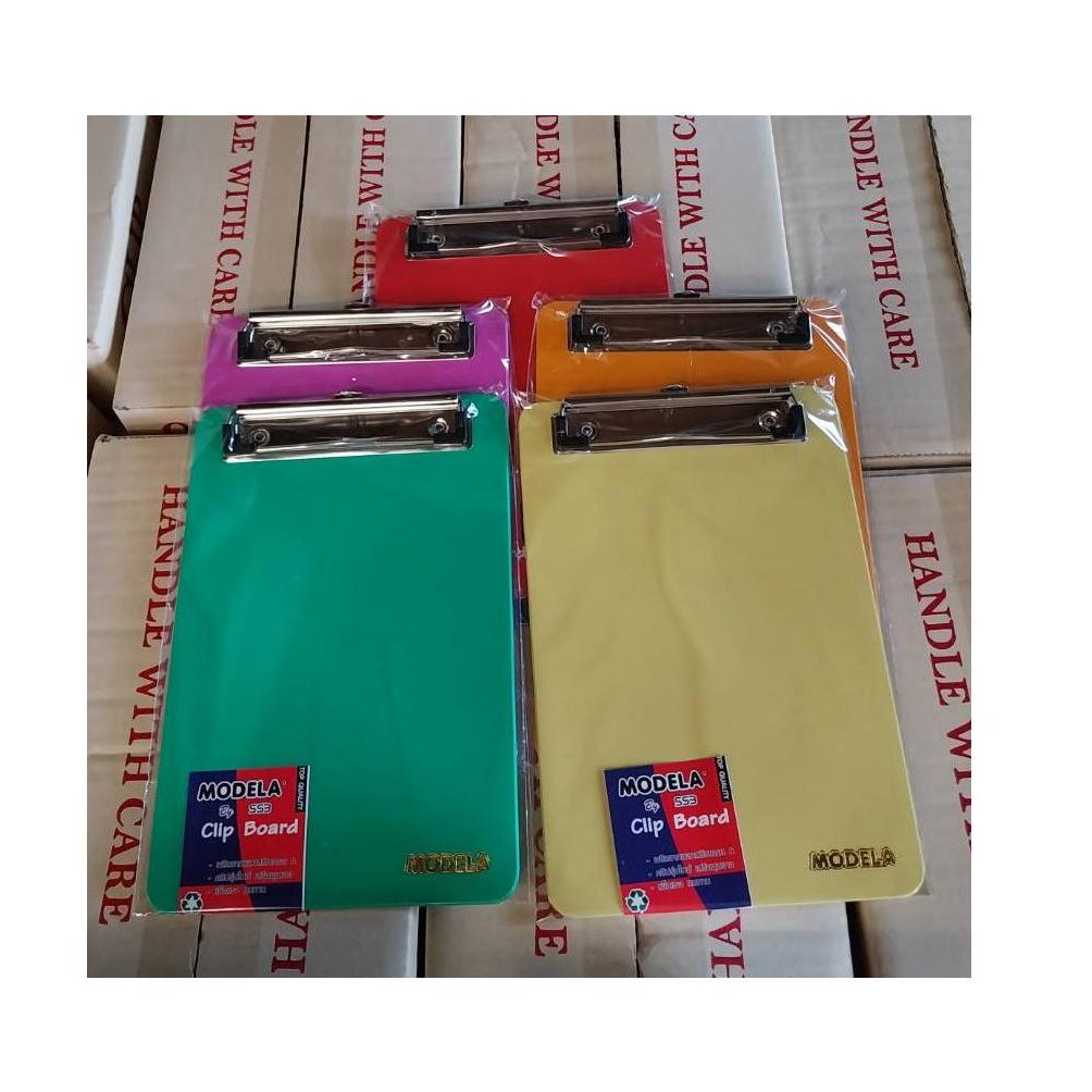 คลิบบอร์ด A5 คลิบบอร์ดพลาสติก สีสด (จำนวน 1 ชิ้น)