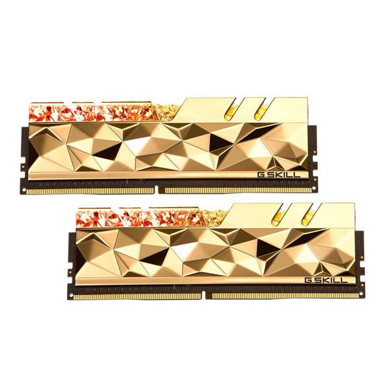 แรม RAM DDR4/3600 32GB G.SKILL TRIDENT Z ROYAL ELITE RGB GOLD 32GB (16GBx2) BUS3600 ประกัน LT