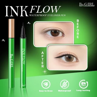 [BE299] Ink Flow Waterproof Eyeliner Pen BQ.Girl อายไลเนอร์เขียว ติดทน 24 ชั่วโมง กันน้ำ กันเหงื่อ มีภาษาไทย พร้อมส่ง