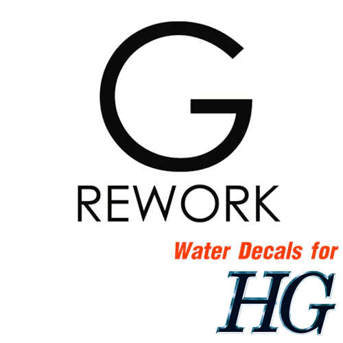 พร้อมส่ง ดีแคลลอกน้ำ G-rework ใช้ติดบนตัวหุ่นแทนสติ๊กเกอร์ สำหรับรุ่น HG