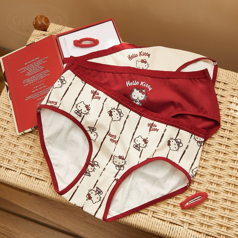 📍พรีออเดอร์📍[ลิขสิทธิ์แท้💯] Gukoo x Hello Kitty Underwear กางเกงชั้นใน | Hello Kitty กางเกงในคิตตี้ 