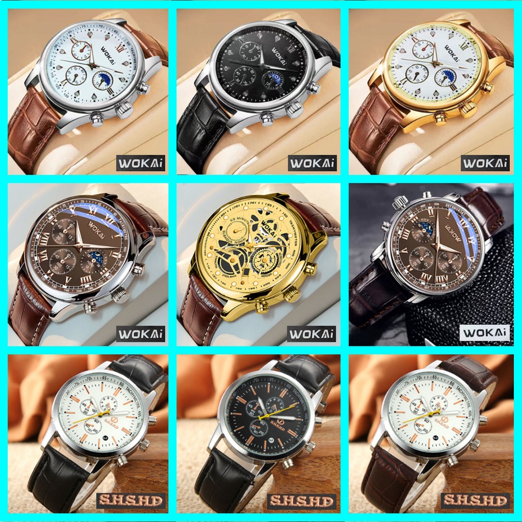 นาฬิกาข้อมือผู้ชาย ผู้หญิง สายหนัง สายเหล็ก แฟชั่น watch ของถูก ลดราคา ของแท้ สวย เท่ รับประกัน ของดี ทรงกลม ทนทาน