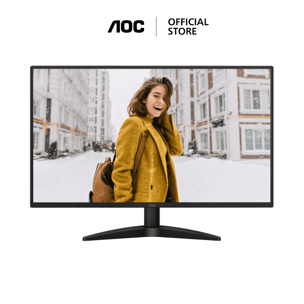 AOC MONITOR(จอมอนิเตอร์) 27" IPS 1920X1080 100Hz 1MS (27B36H/67)