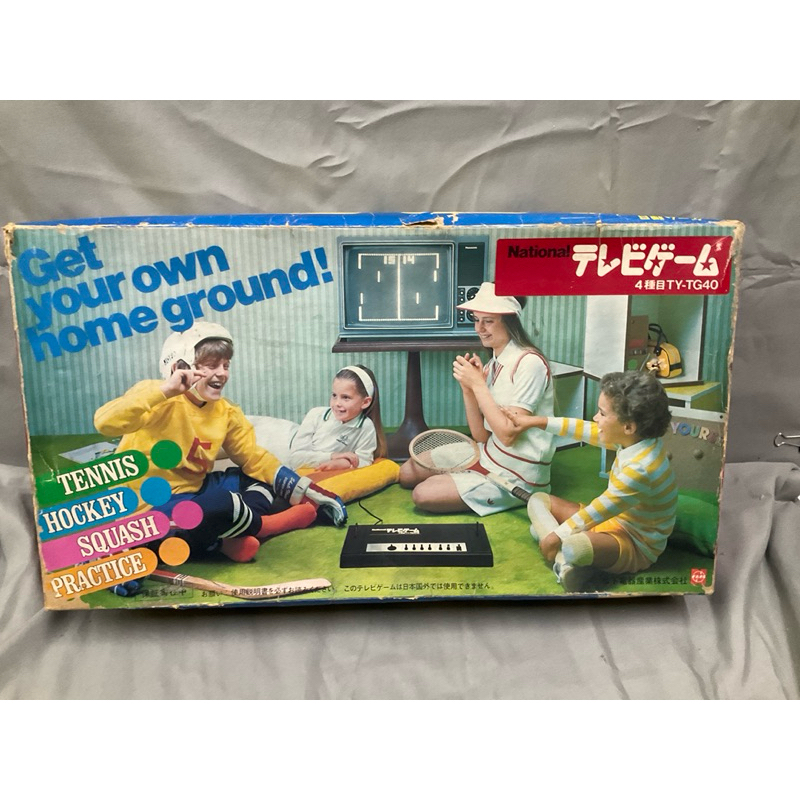 National TV Games รุ่น TY-TG40 มีทั้งหมด 4 เกมส์ ของเก่าเก็บ สะสม จากญี่ปุ่น ของแท้