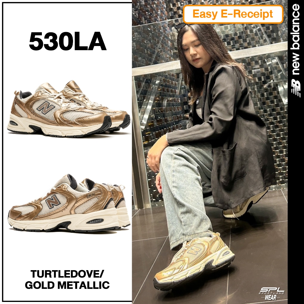 New Balance นิวบาลานซ์ รองเท้าผ้าใบ รองเท้าลำลอง NB ND M 530 Turtledove Gold MR530LA (4990)