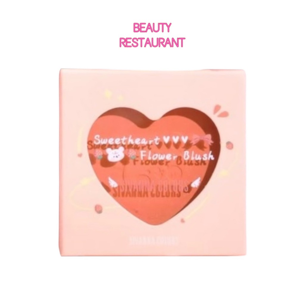 Sivanna Colors Sweetheart Flower Blush HF802 ซีเวนน่า คัลเลอร์ส สวีทฮาร์ท เฟลาเวอร์ บลัชออน