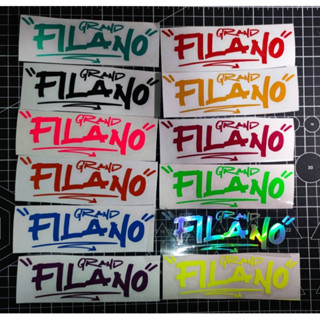 สติ๊กเกอร์ ลายเซ็น แกรนฟีลาโน่ Grand Flano  (NEW ใหม่ )