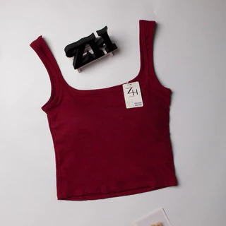 ZH.6760 สายเดี่ยวผ้าร่องฟองน้ำในตัวงานอย่างดี(7สีพร้องส่ง)เสื้อกล้ามผู้หญิงฟรีไซส์
