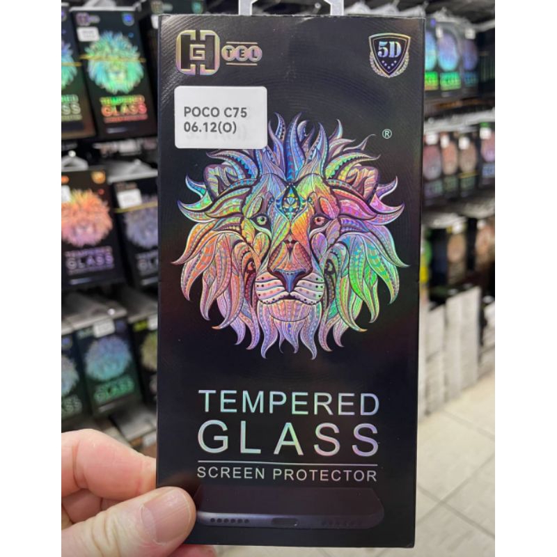 POCO C75 ตรงรุ่นฟิล์มกระจกเต็มจอใส ฟิล์มกระจกนิรภัย พร้อมส่งในไทย