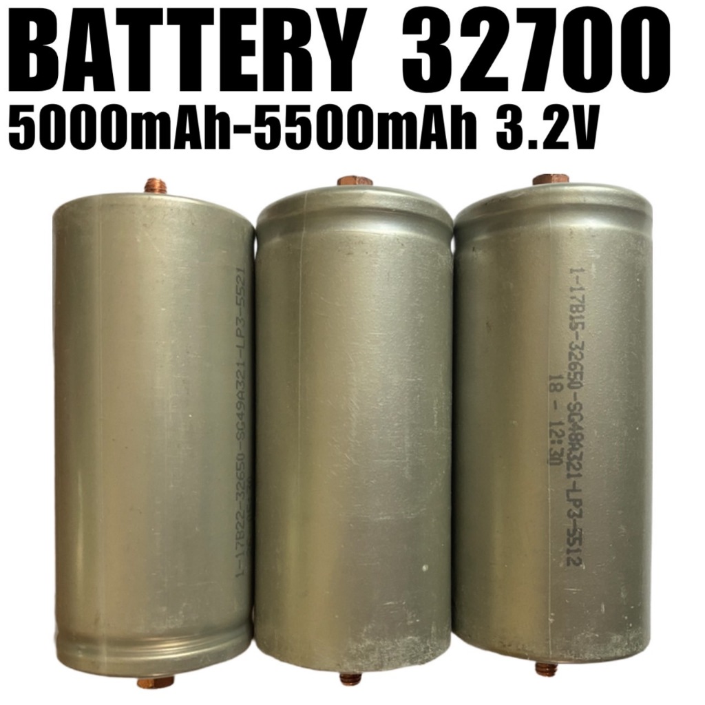 แบตเตอรี่ แบตใหม่ รุ่น 32700 เกลียว M-F 5000mAh 3.2 v พร้อมส่ง