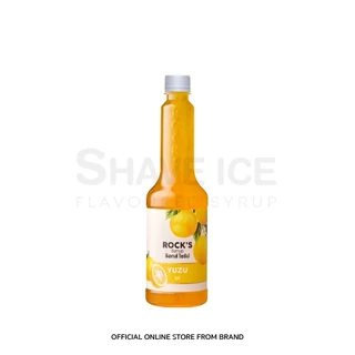 Rock’s Syrup ส้มยูซุ (Yuzu) 650ml | น้ำหวานเข้มข้นผสมเนื้อผลไม้ (สำหรับขนมและเครื่องดื่ม)