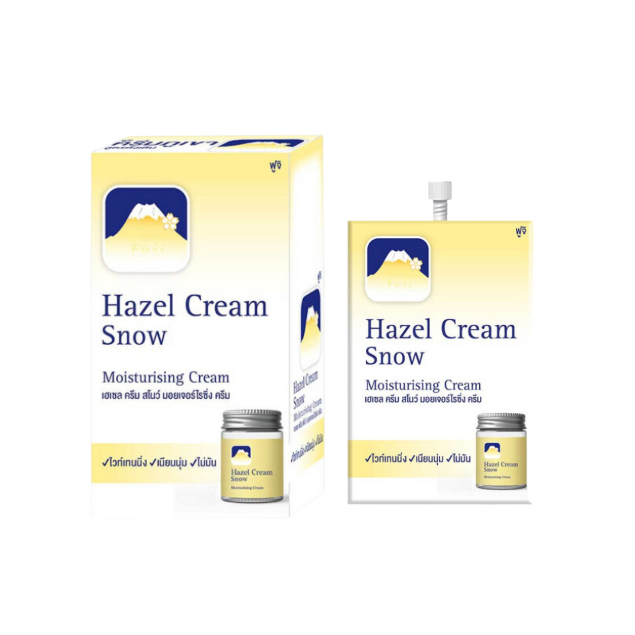 Fuji Cream Hazel Cream Snow Moistur 8g ฟูจิ ครีม (ยกกล่อง6ซอง)