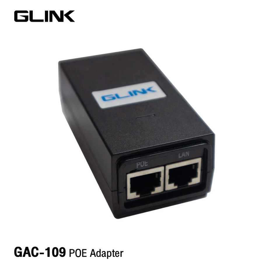 Glink GAC-109 Adapter POE 10/100Mbps 48V - 0.5A อุปกรณ์จ่ายไฟฟ้าผ่านสายแลน