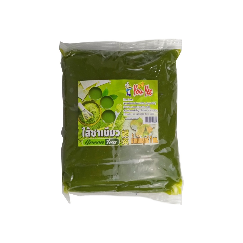 ไส้ขนมชาเขียว ตรายูยี  ขนาด 1kg.  หยกออนไลน์