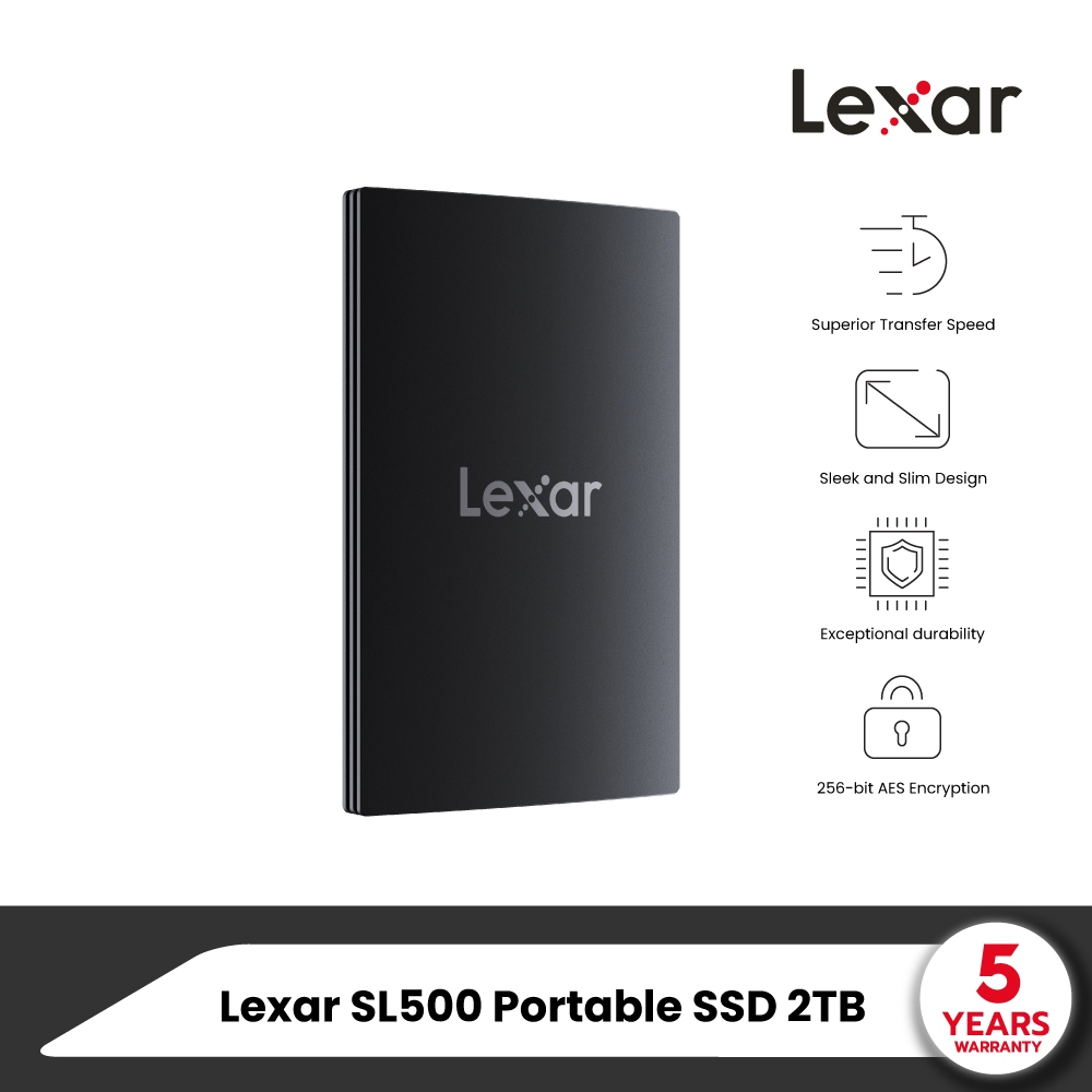 เอสเอสดีพกพา Lexar PortableSSD SL500 2TB [ไม่มี Magnetic set]_9