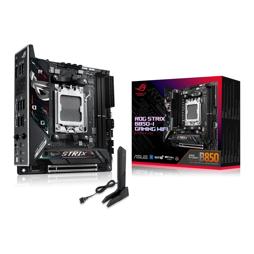 Asus ROG STRIX B850-I GAMING WIFI AMD AM5 ITX Motherboard (เมนบอร์ด)