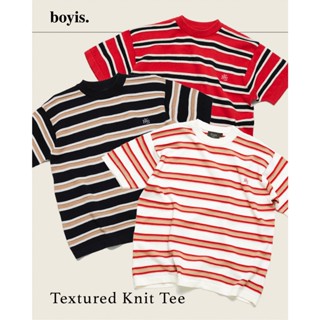Boyis - เสื้อยืด Textured knit tee