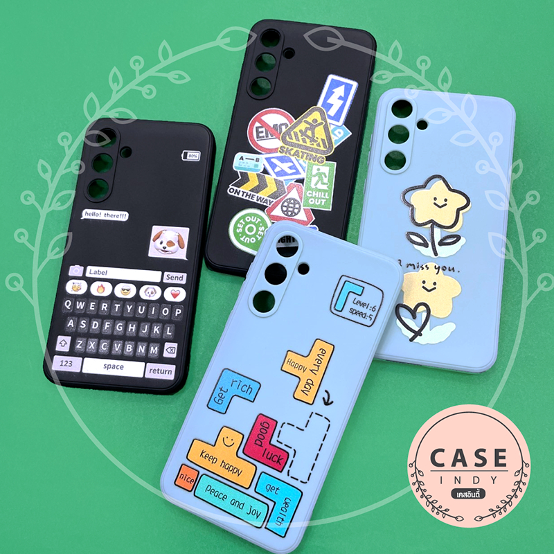 เคสนิ่มพิมพ์ลายการ์ตูน  OpA3x Reno12(5g) C75(4g) Vv V40 V40lite Y19s(4g)สีพาสเทล