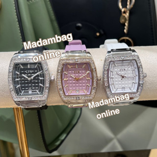 LYN Emmett Watch นาฬิกาข้อมือ สายซิลิโคน หน้าปัดเหลี่ยม ประด…