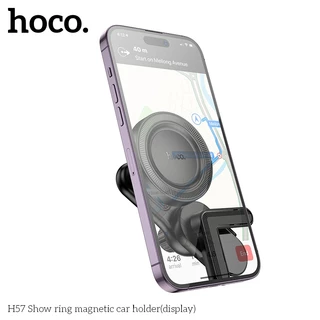 Hoco H57 ที่ยึดมือถือกับจอภาพในรถและคอมพิวเตอร์ magnetic phone display holder