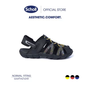 Scholl รองเท้าสกอลล์-มาริโอ้ พริ้นท์ Mario Print รองเท้ารัดส้น สำหรับผู้ชายและผู้หญิง รองเท้าสุขภาพ