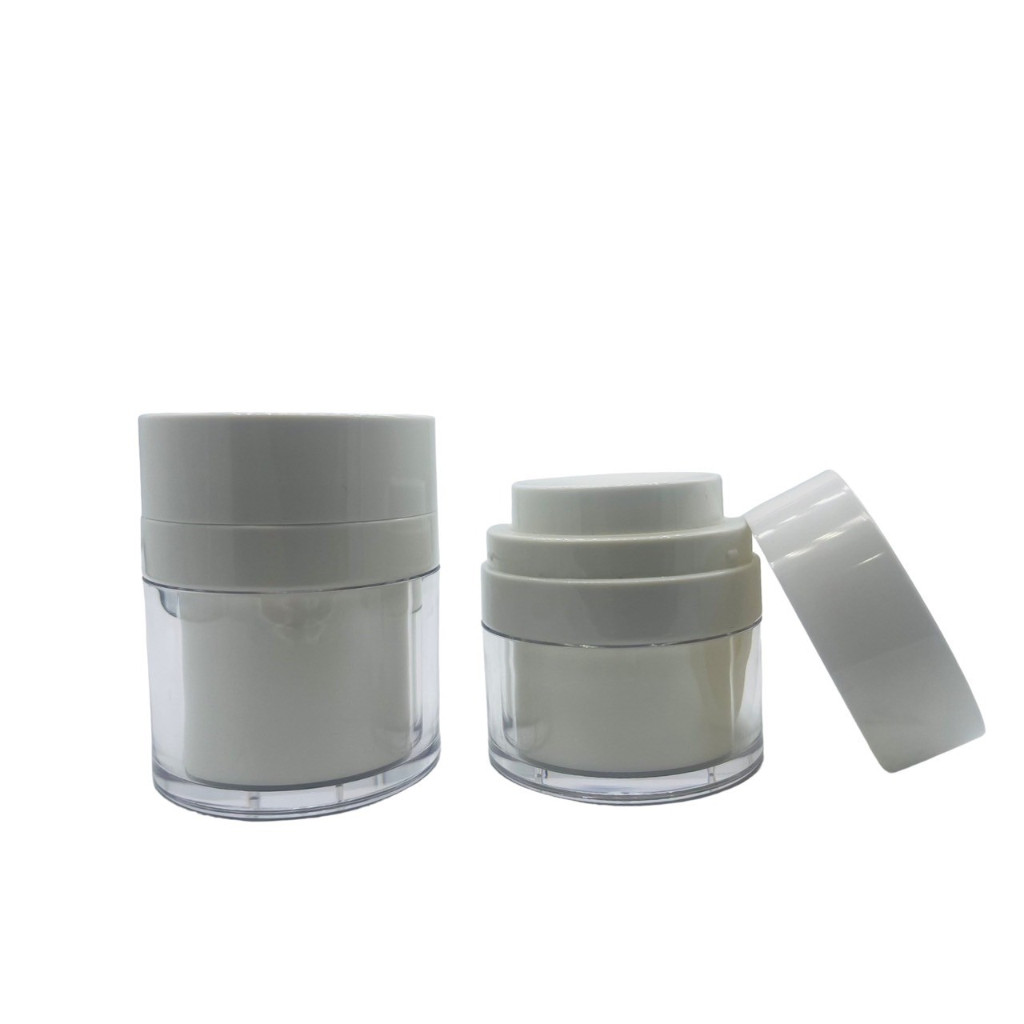 กระปุกสุญญากาศ สีขาว สีดำ 15g./30g.