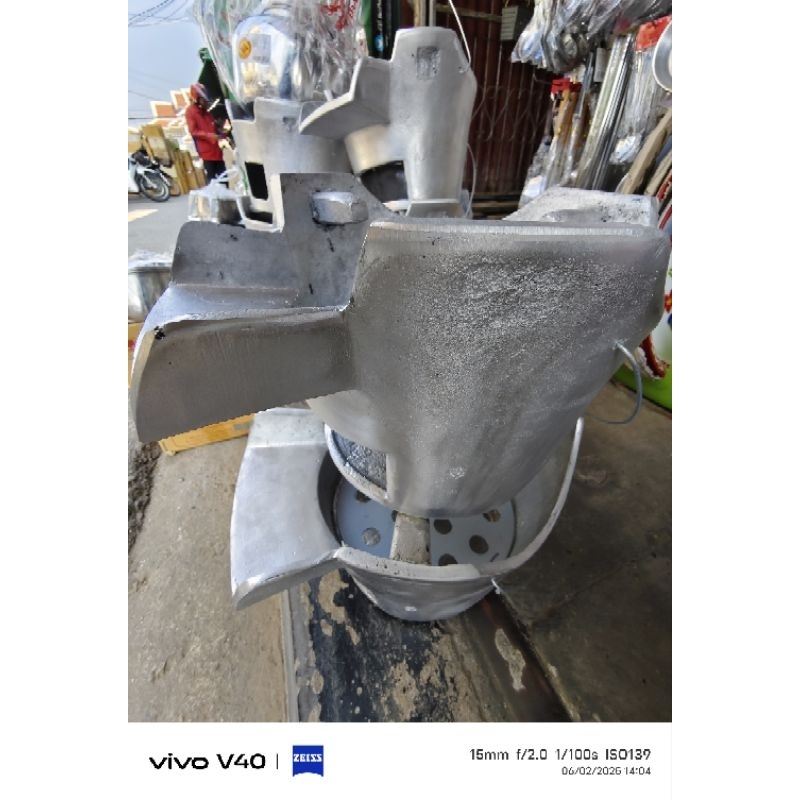 เตาถ่าน เตาอังโล่ เตาอลูมิเนียมหล่อ100% รุ่นมีปากใส่ฟืน - รูปที่ 3