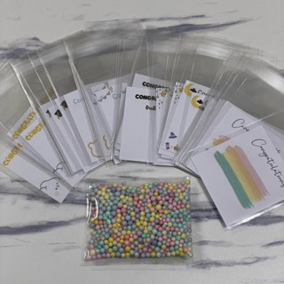 การ์ดปัจฉิม Set สุดคุ้ม กระดาษรอง + ซองใส 30,50,100 ชิ้น 🫧แถ…