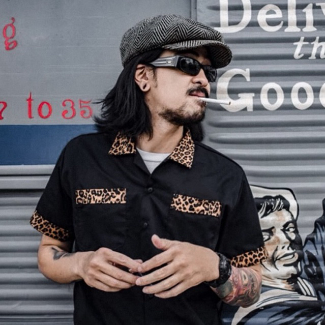 Bowling Shirt เสื้อโบว์ลิ่ง ลายเสือ