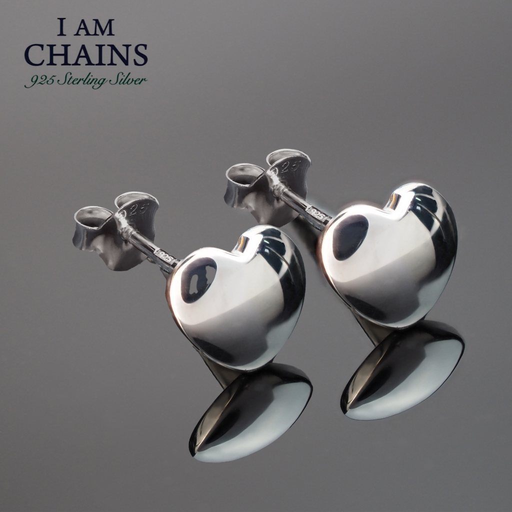 ต่างหูเงินแท้ สไตล์มินิมอล ลาย หัวใจ, ดาว, โอบอุ้ม และโอบกอด วัสดุเงินแท้ 925 ไม่แพ้ไม่คัน ใส่ติดหูได้ทุกวัน