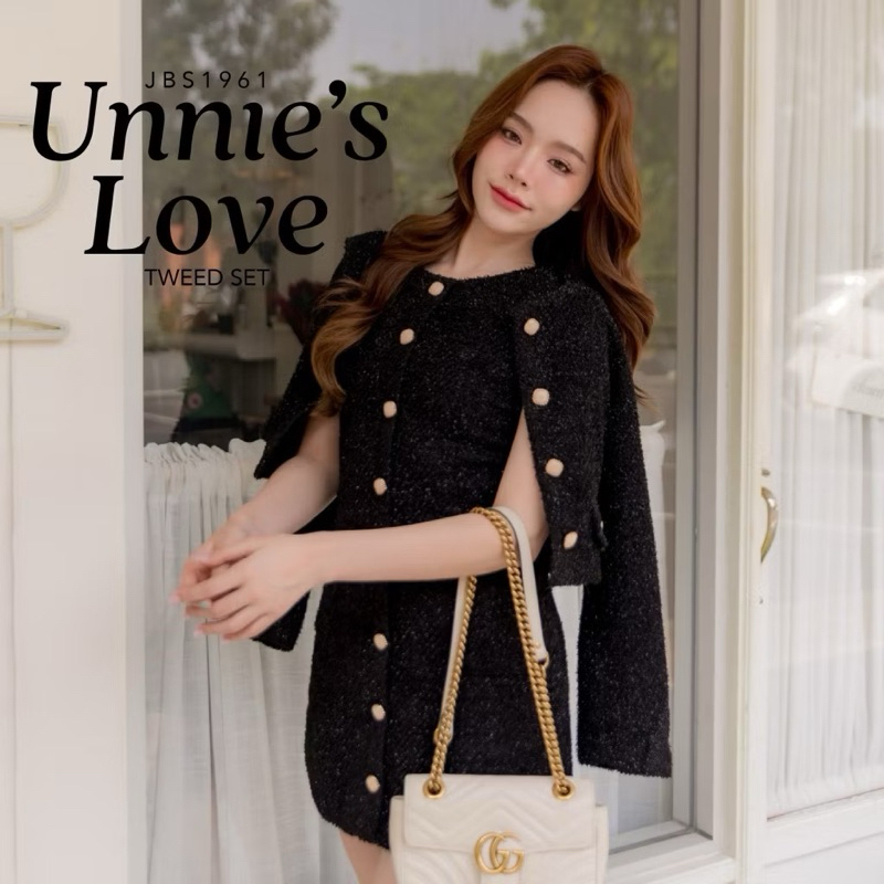 ส่งต่อ Joob Studio รุ่น unnie's love tweed set size s