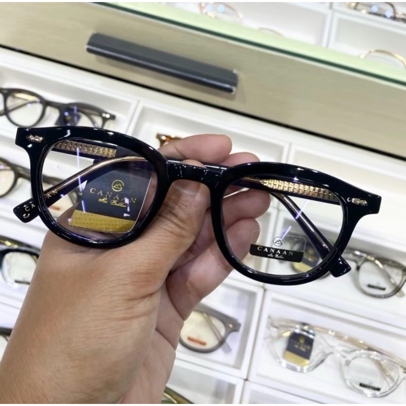 แว่นตา ออกเเดดเปลี่ยนสี สไตล์วินเทจ สุดฮิต  เเบรนด์canaan สั่งตรงจากโรงงาน กัน UV400 สามารถนำกรอบเปลี่ยนเลนส์สายตาได้